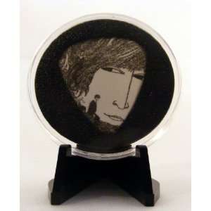 The Beatles John Lennon Revolver Guitar Pick With Made In USA Display 