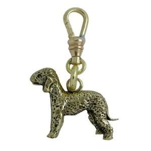  Bedlington Terrier Brass Charm glitzs Jewelry