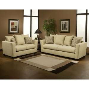   Traditional Modern Fabric Sleeper Sofa Set, BN WIL S1