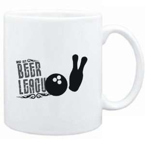  Mug White  Bowling   BEER LEAGUE / SINCE 1972  Sports 