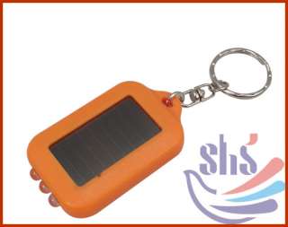 description a startlingly bright solar powered key ring torch the
