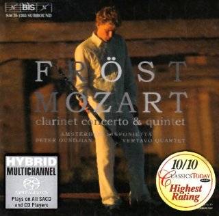 mozart clarinet concerto and quintet by martin frost used new from $ 