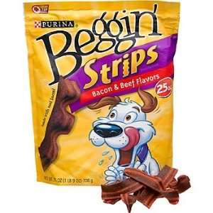 Purina Beggin Strips Beef Bacon, 25 Ounce  Grocery 