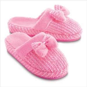  Pink Plush Slippers   Small 