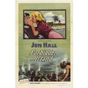 Forbidden Island (1959) 27 x 40 Movie Poster Style A 