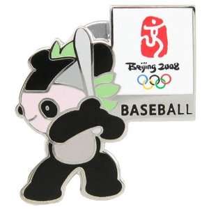 2008 Olympics Beijing Baseball Pin 