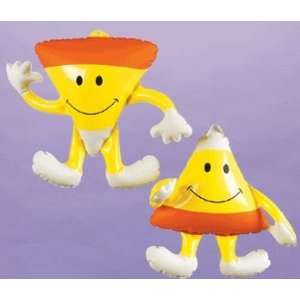  10 in. Inflatable Candy Corn Characters   3pc. pkg. Toys & Games