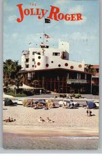 Postcard~The Jolly Roger HotelFort Lauderdale,Florida  