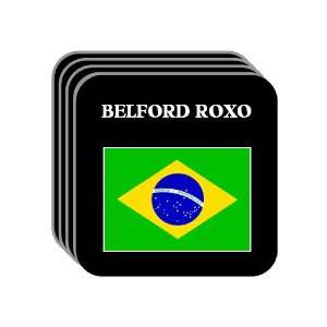  Brazil   BELFORD ROXO Set of 4 Mini Mousepad Coasters 
