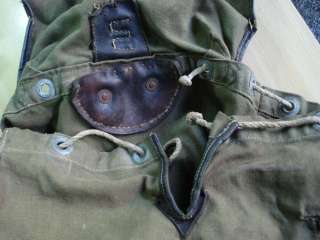 WWII 1942 ORIGINAL GERMAN MARKED BACKPACK w/ACCESSORIES  