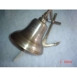  Ship Bell, Made in India, 8 Inch, 1 Item 