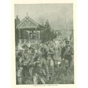   1888 Political Exiles Convicts Tomsk Russia Siberia 
