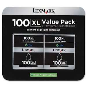  Lexmark 14N1187   14N1187 (100XL) High Yield Ink, 2/Pack 