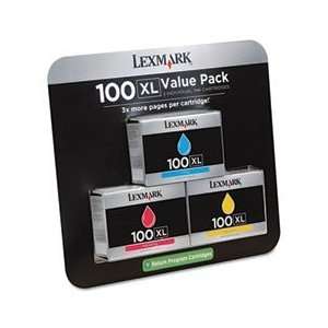  Lexmark 100XL High Yield Color Ink Cartridge 3/Pack (Lexmark 