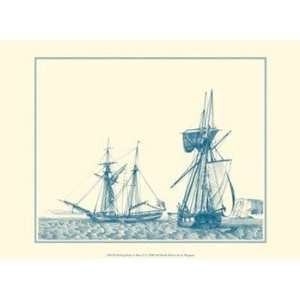   Ships in Blue IV   Poster by Lubin Baugin (9.5x13)