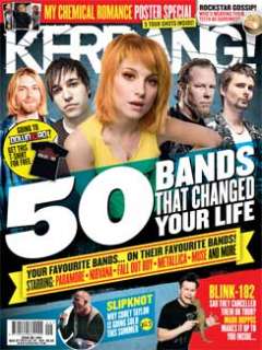 KERRANG 1404 MY CHEMICAL ROMANCE POSTER SPECIAL + PARAMORE SLIPKNOT 