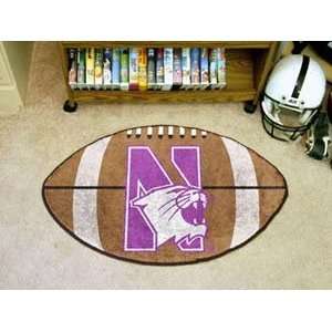  Northwestern Wildcats Football Throw Rug (22 X 35 