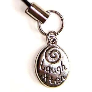  Laugh Often Love Much Cell Phone Charm