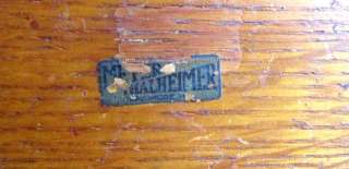 antique METER THALHEIMER WOOD BOX cigar/index BALT MD  