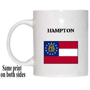  US State Flag   HAMPTON, Georgia (GA) Mug Everything 