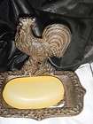 Cast Iron Rooster Soap Dish 5 NWT Fair Combined Shipping  