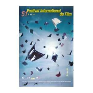 Cannes Film Festival 1998 Original Poster 24 X 32