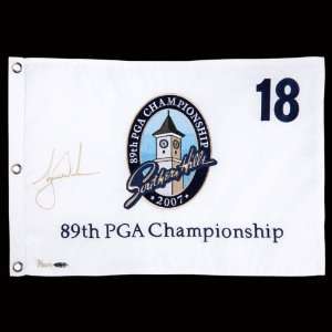  Tiger Woods 2007 PGA Pin FLag (Unframed) 