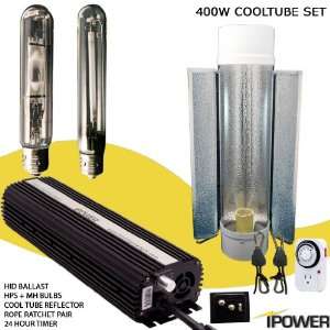 Grow Light System with Air Cooled Tube. Best 400 watt hydroponic grow 