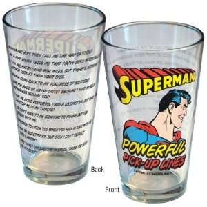   ~ Superman ~ Powerful Pick Up Lines ~ Holds 16 Oz