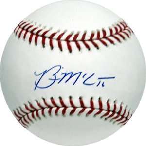   McCann Autographed Ball   Official Major League