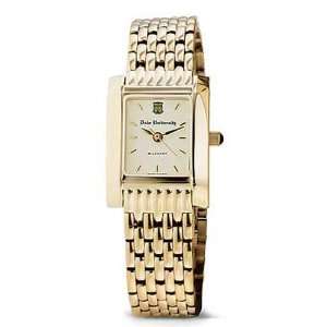  Duke University Womens Swiss Watch   Gold Quad Watch with 