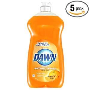   Soap Dishwashing Liquid, Orange Scent, Orange, 29 Ounce (Pack of 5