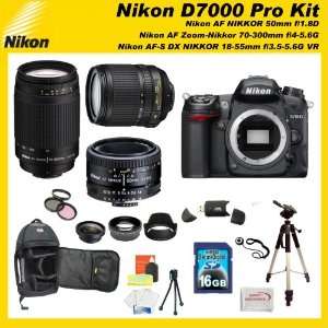 Nikon D7000 16.2MP DX Format CMOS Digital SLR with 3.0 Inch LCD with 