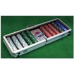 Cleveland Cavaliers 500 Piece Poker Game Set  Sports 