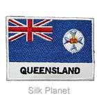 Australia Queensland Flag Sew Embroidered Iron On Patch