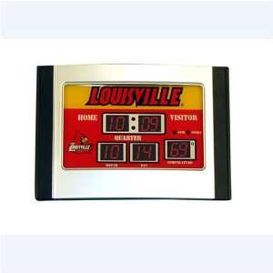  Louisville Cardinals NCAA Scoreboard Desk Clock (6.5x9 