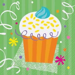 Cupcake Party Beverage Napkin Toys & Games