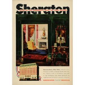  1955 Ad Sheraton Astor Hotel New York Times Square NY 
