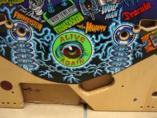 Monster Bash Williams Pinball Playfield Excellent Condiition  