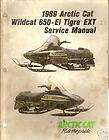 1989 Arctic Cat Pantera   El Tigre 6000 Service Manual  