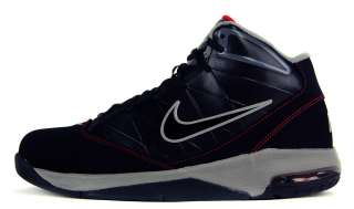 Nike Air Hyped II Sz 8.5 Mens Basketball Shoes Black/Red/Grey  