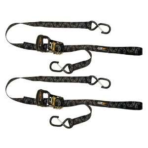   Sprocket Dual Safety Clip Tie Down with Built In Soft Tie   Pack of 2
