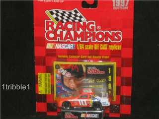 1997 RICKY RUDD #10 TIDE THUNDERBIRD CAR + STAND/CARD 164 RACING 