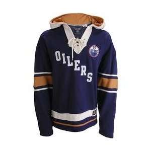 Old Time Hockey Edmonton Oilers The Lace Hooded Sweatshirt   Edm 