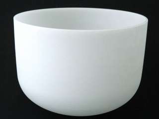 FROSTED F# THYMUS CRYSTAL SINGING BOWL 10 #c10fsm15* COSMETIC BLEM 