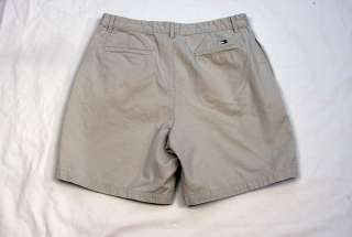   Hilfiger Mens Shorts   Size 34   Chino Khaki   Relaxed Fit (THT 004