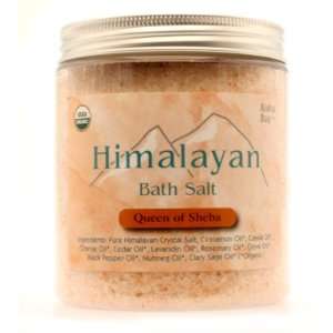   Himalayan Bath Salts, Queen of Sheba, Cinnamon, Cassia, Orange 24 oz