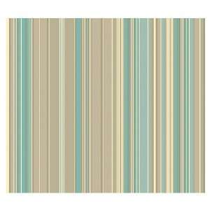  allen + roth Blue And Tan Stripe Wallpaper LW1340968 