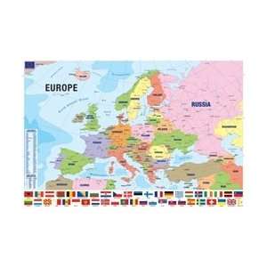  Modern Map of Europe Poster