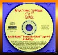 Reader Rabbit PERSONALIZED MATH Ages 6 9 PC CD *LN* RC  